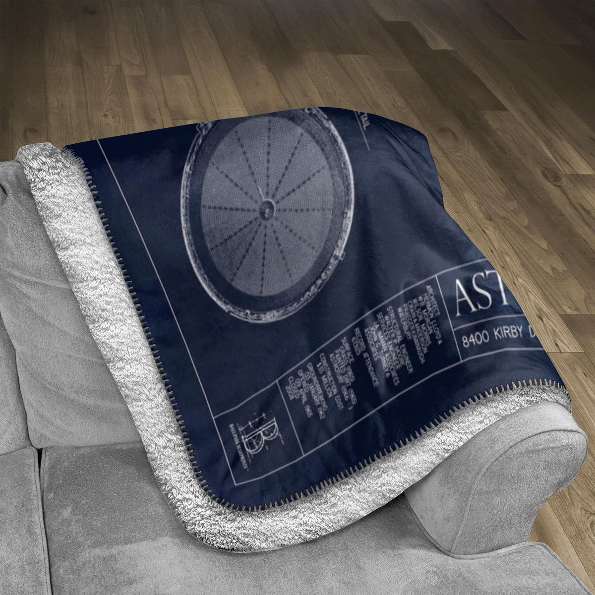 Astrodome Fleece Sherpa Blanket — lifestyle hero