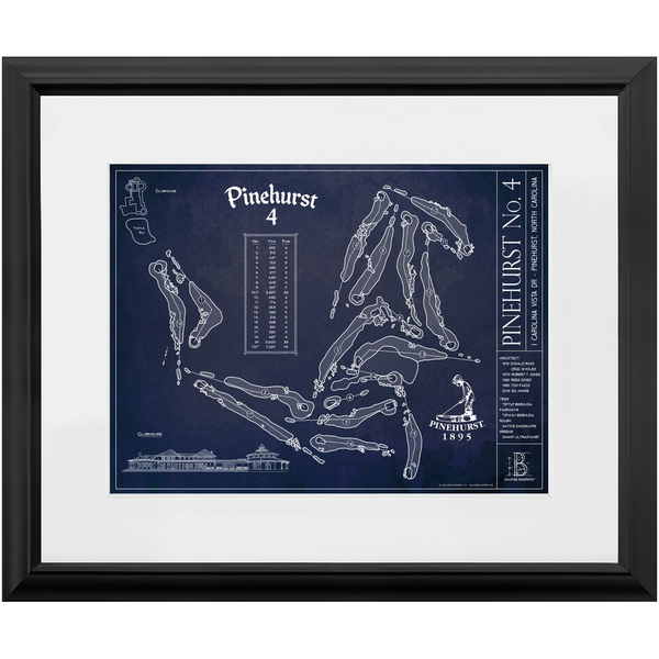 Pinehurst - No 4 - 12x16" Framed Print