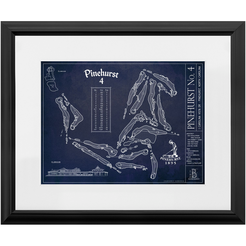 Pinehurst - No 4 - 12x16" Framed Print