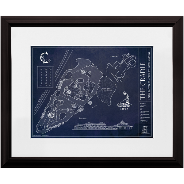 Pinehurst - The Cradle - 12x16" Framed Print