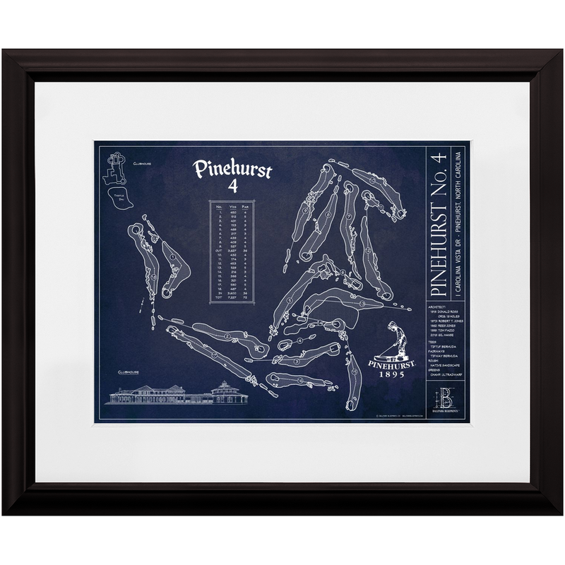 Pinehurst - No 4 - 12x16" Framed Print