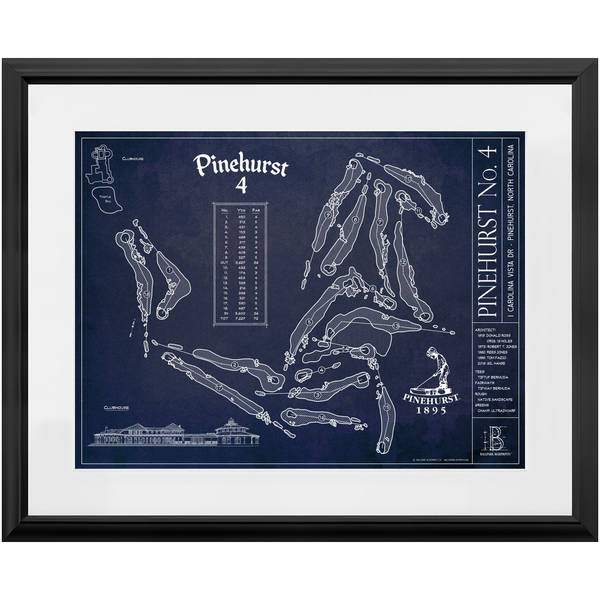 Pinehurst - No 4 - 18x24" Framed Print