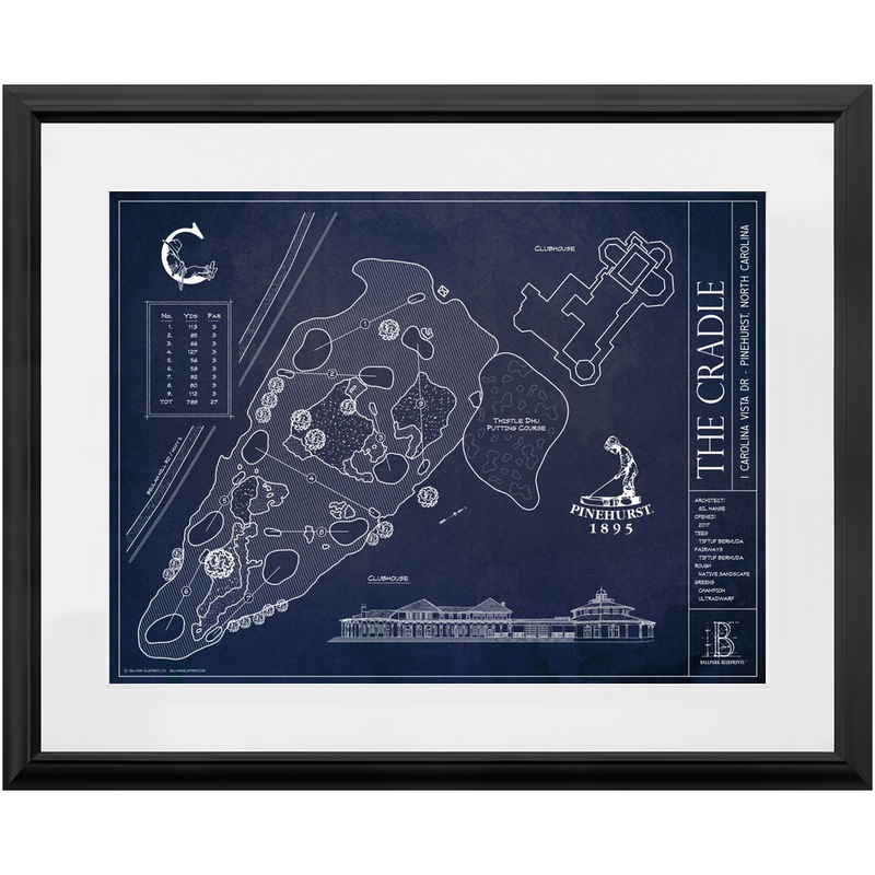 Pinehurst - The Cradle - 18x24" Framed Print