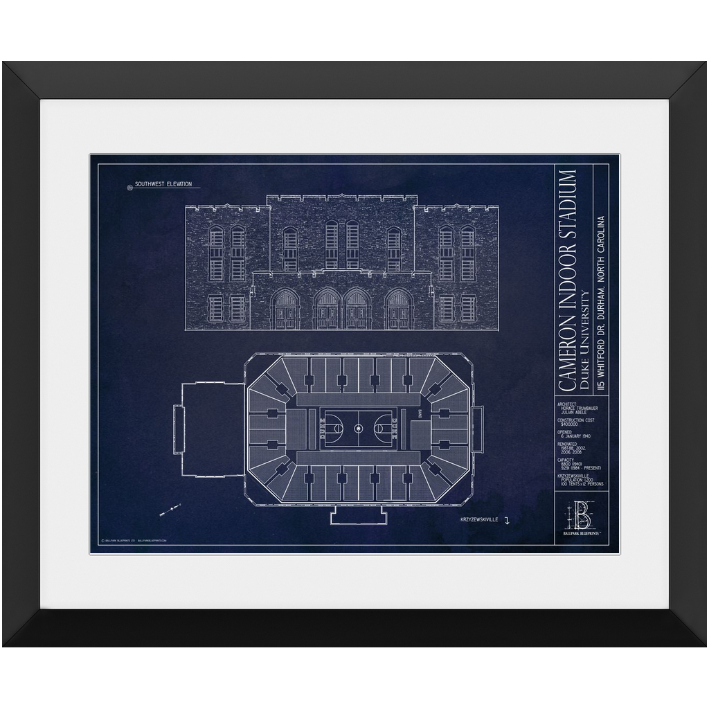 Duke Blue Devils – Ballpark Blueprints