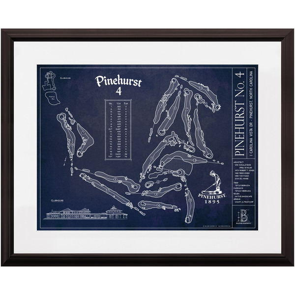 Pinehurst - No 4 - 18x24" Framed Print