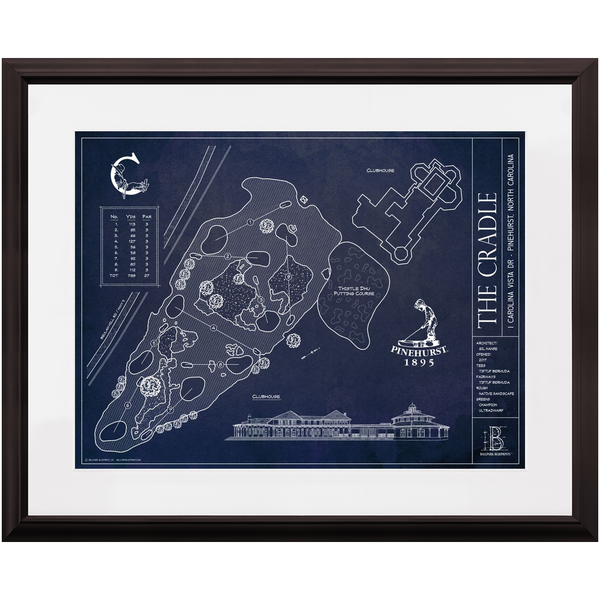 Pinehurst - The Cradle - 18x24" Framed Print