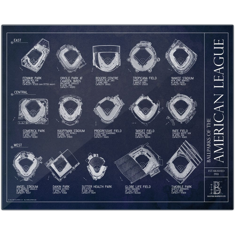 Ballparks of the American League - Updated 2025 (Tropicana Field)