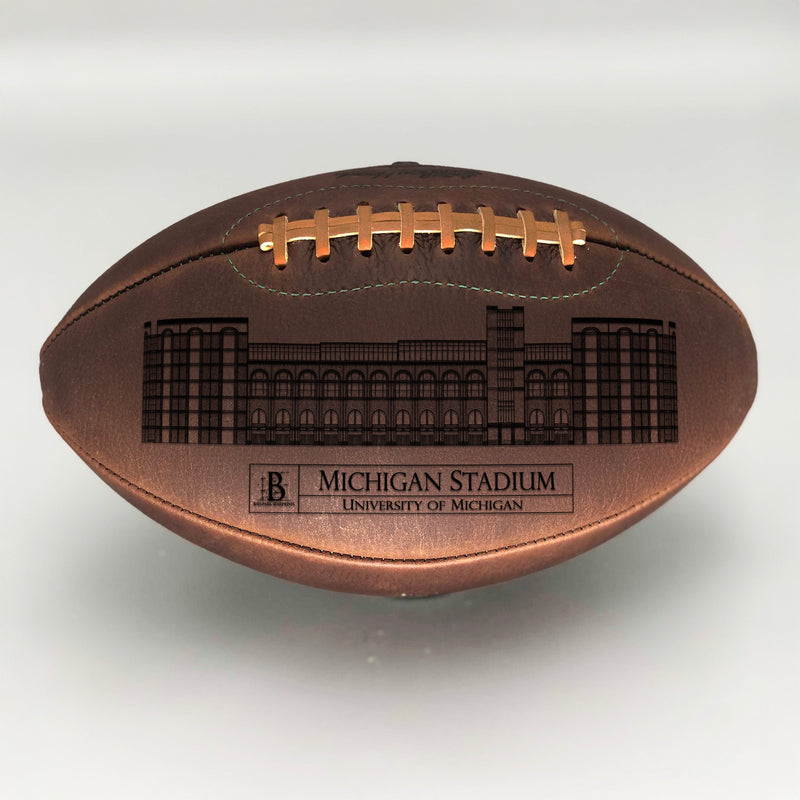 Michigan Stadium LeatherHead Football
