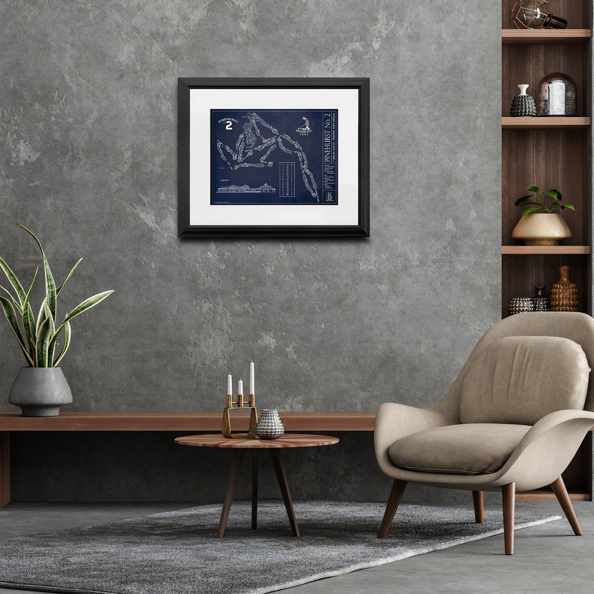 Pinehurst - No 2 - 18x24" Unframed print — lifestyle hero