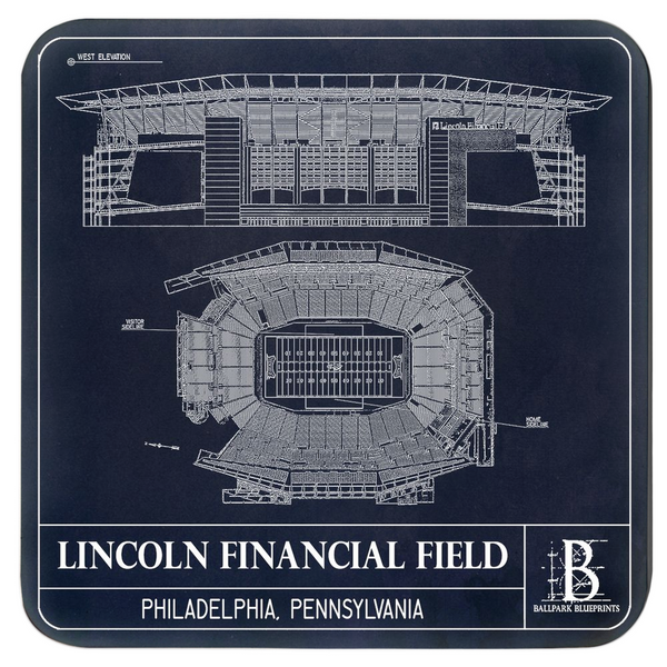 Lincoln Financial Field Coasters (Set of 4)