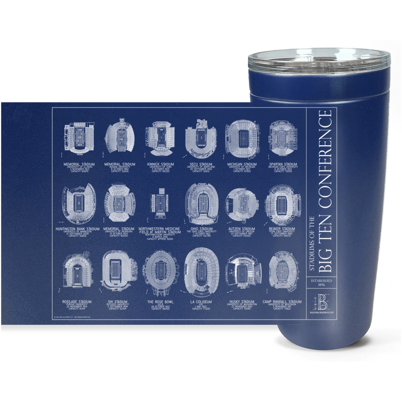 Stadiums of the Big Ten Viking Stainless Steel Travel Mug