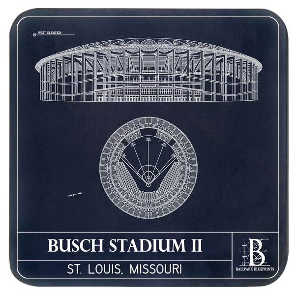 Busch Stadium II Coasters (Set of 4)