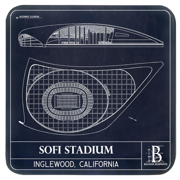 SoFi Stadium Coasters (Set of 4)