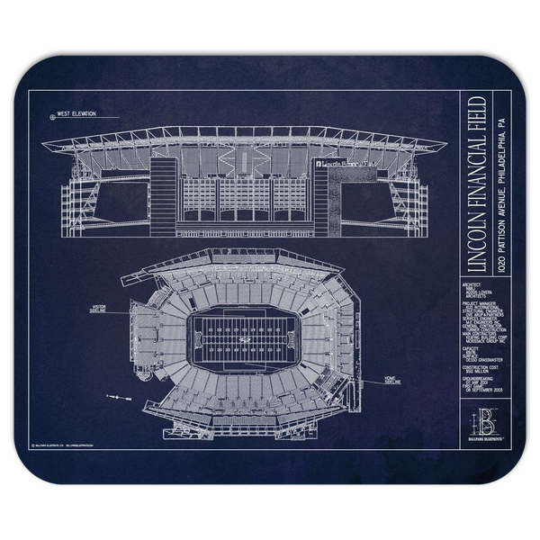 Lincoln Financial Field Mousepads