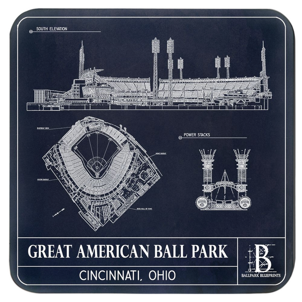 Great American Ball Park Coasters (Set of 4)
