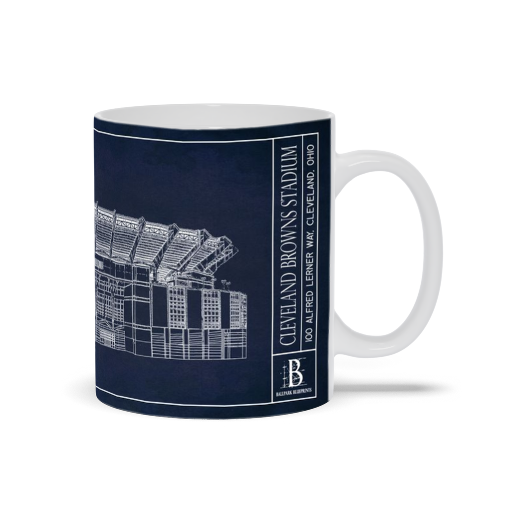 Cleveland Browns Stadium Ceramic Mugs – Ballpark Blueprints