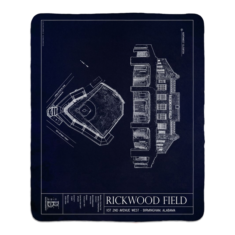 Rickwood Field Fleece Sherpa Blankets