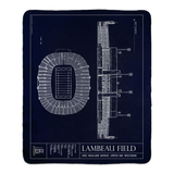 Lambeau Field Fleece Sherpa Blankets