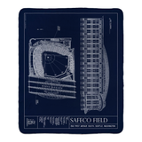 Safeco Field Fleece Sherpa Blanket