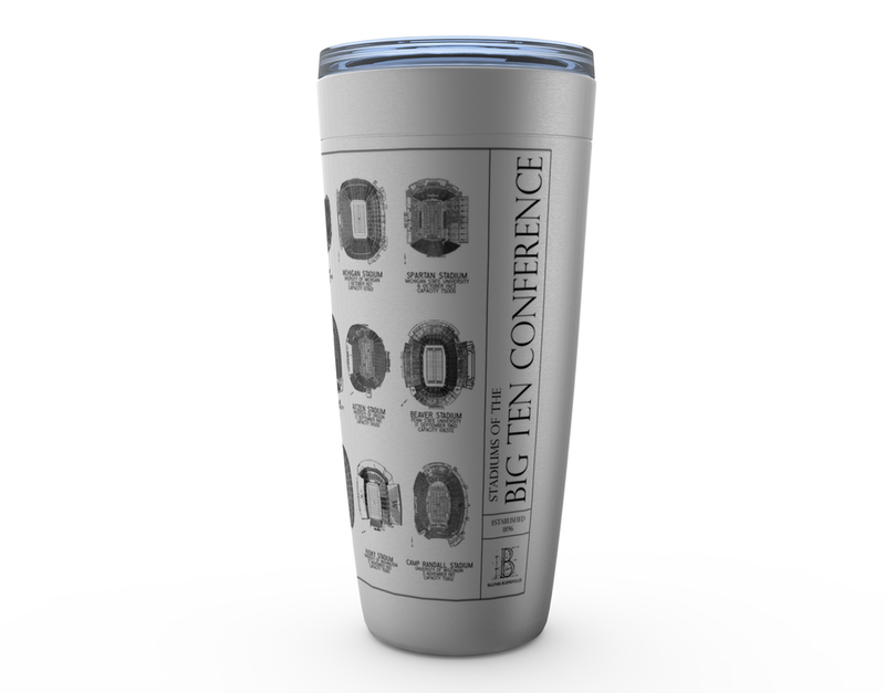 Stadiums of the Big Ten Viking Stainless Steel Travel Mug