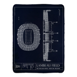 Lambeau Field Fleece Sherpa Blankets