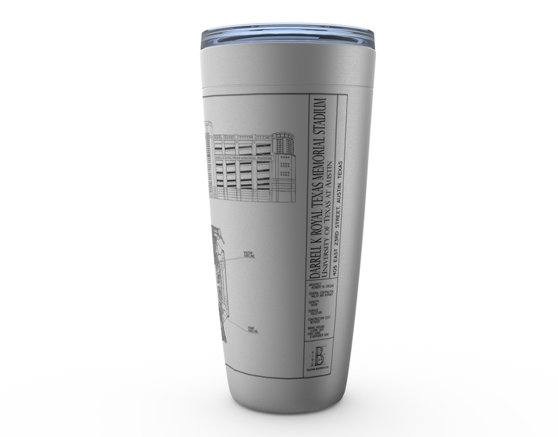 DKR - Texas Memorial Stadium - Stainless Steel Travel Mug