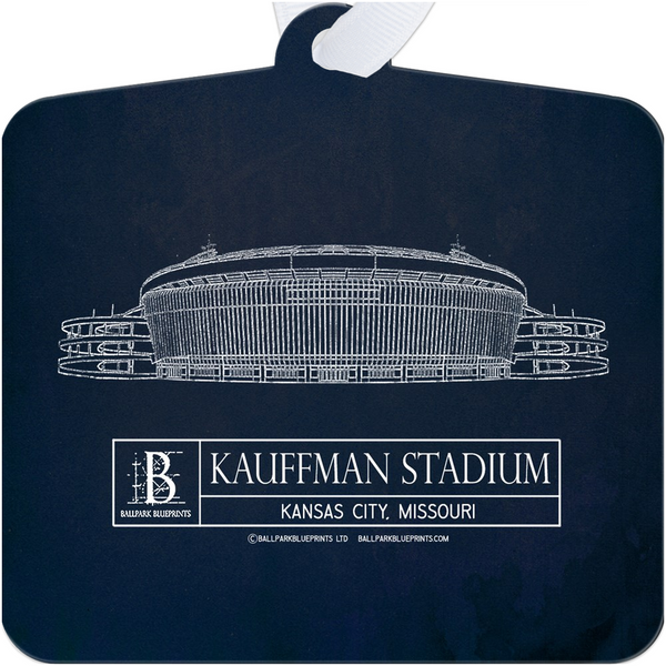 Kauffman Stadium Metal Ornament