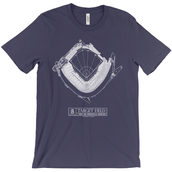 Minnesota Twins - Target Field (Navy) Team Colors T-shirt