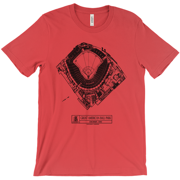 Cincinnati Reds - Great American Ball Park (Red) Team Colors T-Shirt