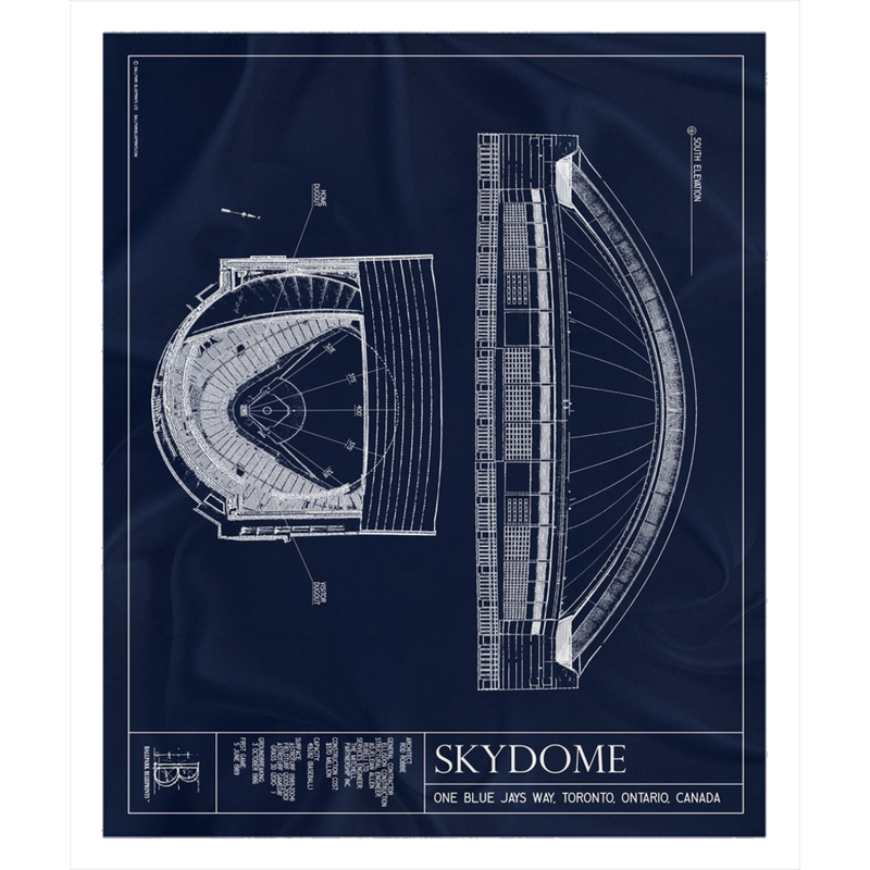 SkyDome Fleece Sherpa Blanket