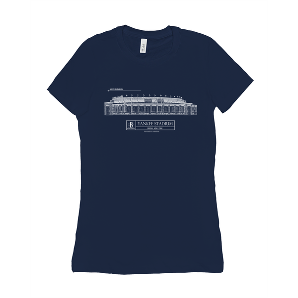 Yankee Stadium Women's T-Shirt – Ballpark Blueprints