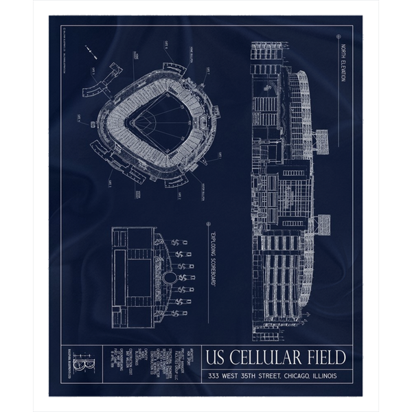 U.S. Cellular Field Blueprint - Chicago White Sox – Ballpark