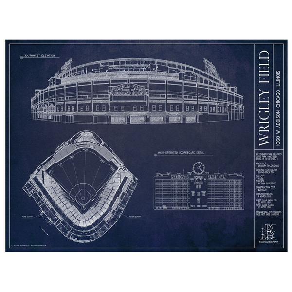 Rare Blueprints Show How an Iconic Baseball Stadium Evolved