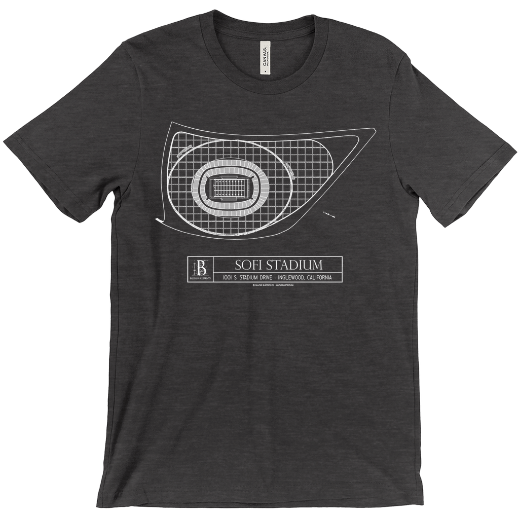 SoFi Stadium Unisex T-Shirts – Ballpark Blueprints