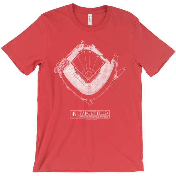 Minnesota Twins - Target Field (Red) Team Colors T-shirt