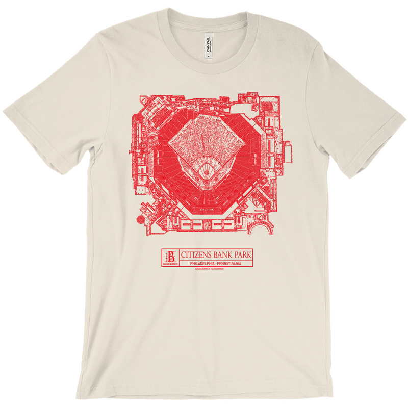 Philadelphia Phillies - Citizens Bank Park (White) Team Colors T-shirt