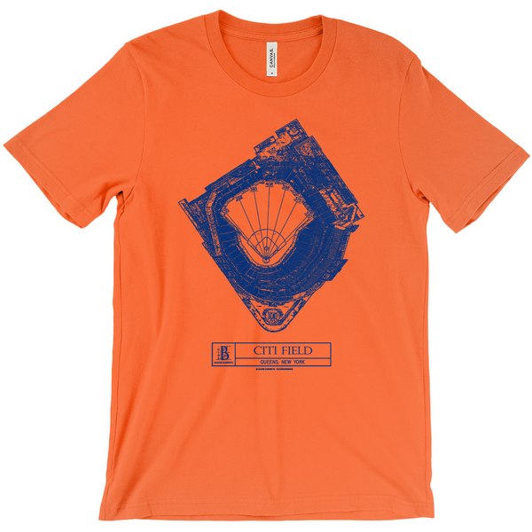 NY Mets - Citi Field (Orange) Team Colors T-shirt