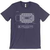 Duke University - Cameron Indoor Stadium (Plan View) Unisex T-Shirts
