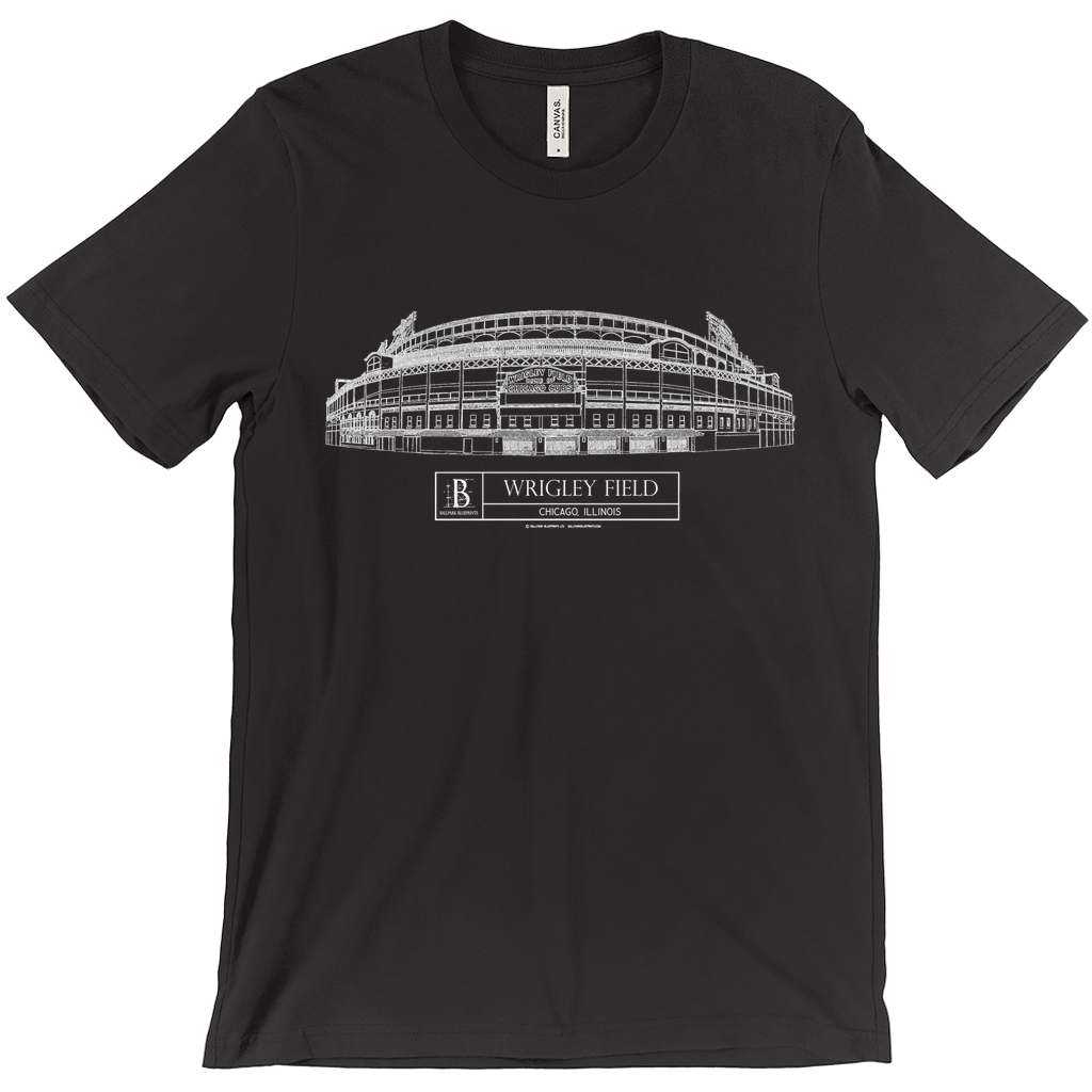 Wrigley Field Unisex T-Shirt – Ballpark Blueprints