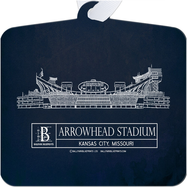 Arrowhead Stadium Metal Ornament