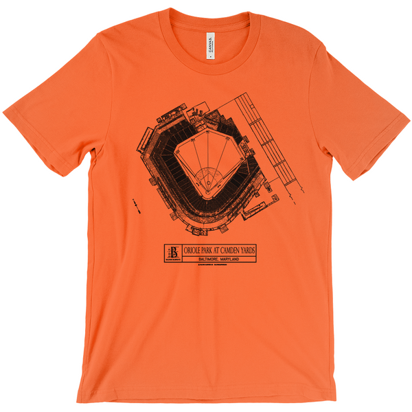 Baltimore Orioles - Camden Yards (Orange) Team Colors T-Shirt