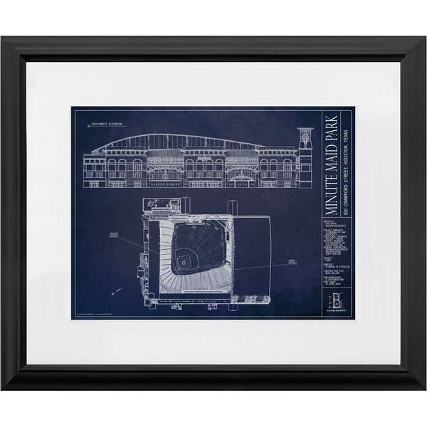 Houston Astros Ballparks Print - the Stadium Shoppe