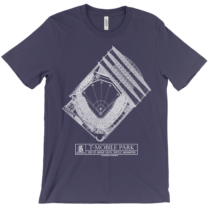 Seattle Mariners - T-Mobile Park (Navy) Team Colors T-shirt