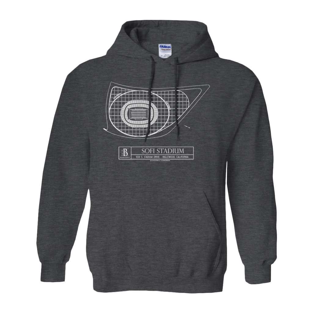 SoFi Stadium Hoodie – Ballpark Blueprints