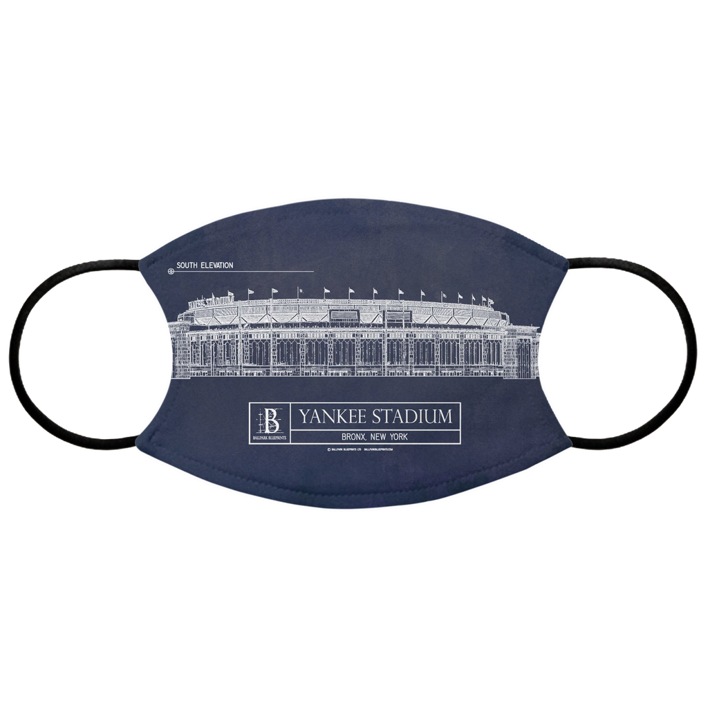 Yankee Stadium Face Masks Ballpark Blueprints