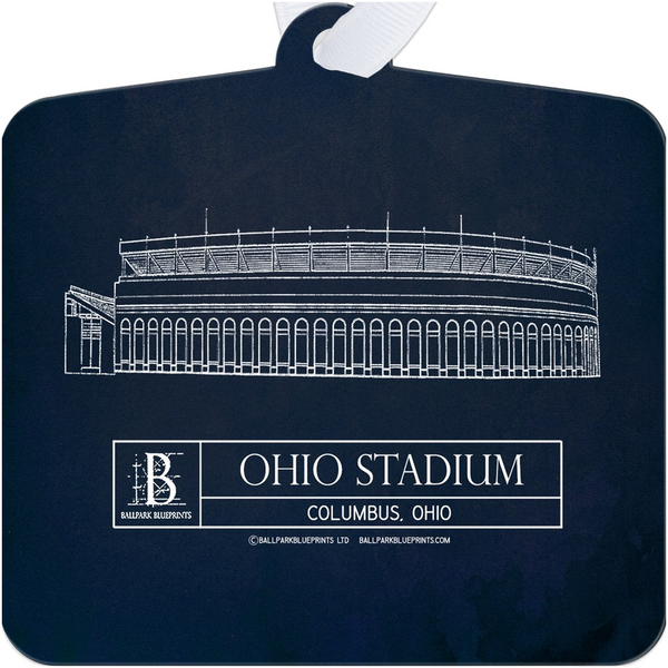Ohio Stadium Metal Ornament