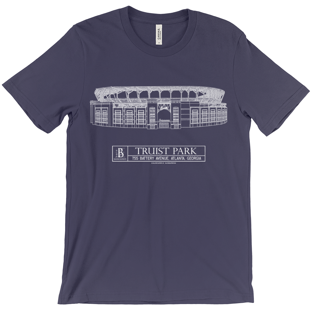 Truist Park Unisex T-Shirts – Ballpark Blueprints