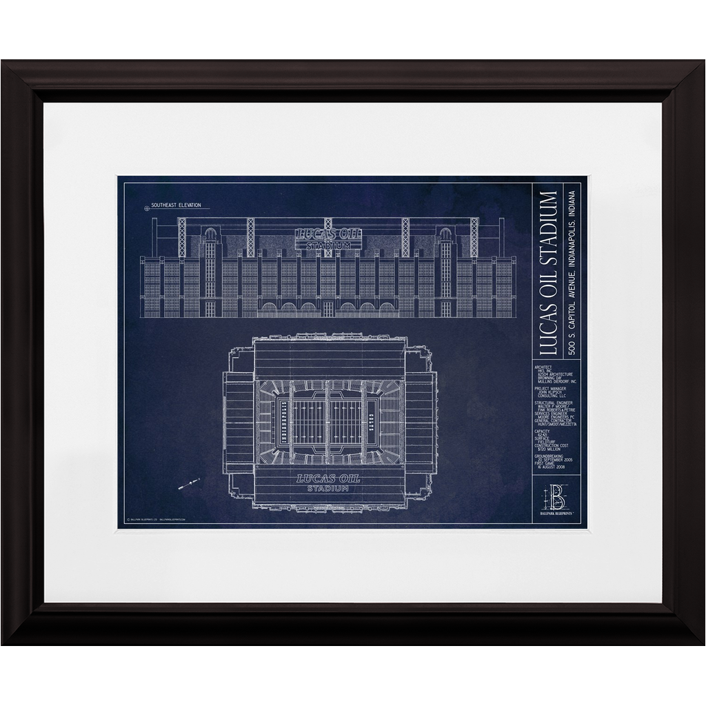Lucas Oil Stadium Indianapolis Colts Ballpark Blueprints