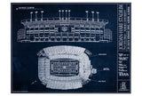 Showcase your Auburn spirit with this unframed Jordan-Hare Stadium blueprint. A perfect gift for Tigers Fan.
