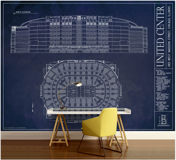 United Center Wall Mural